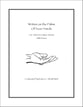 Written On The Palms Of Your Hands Unison choral sheet music cover